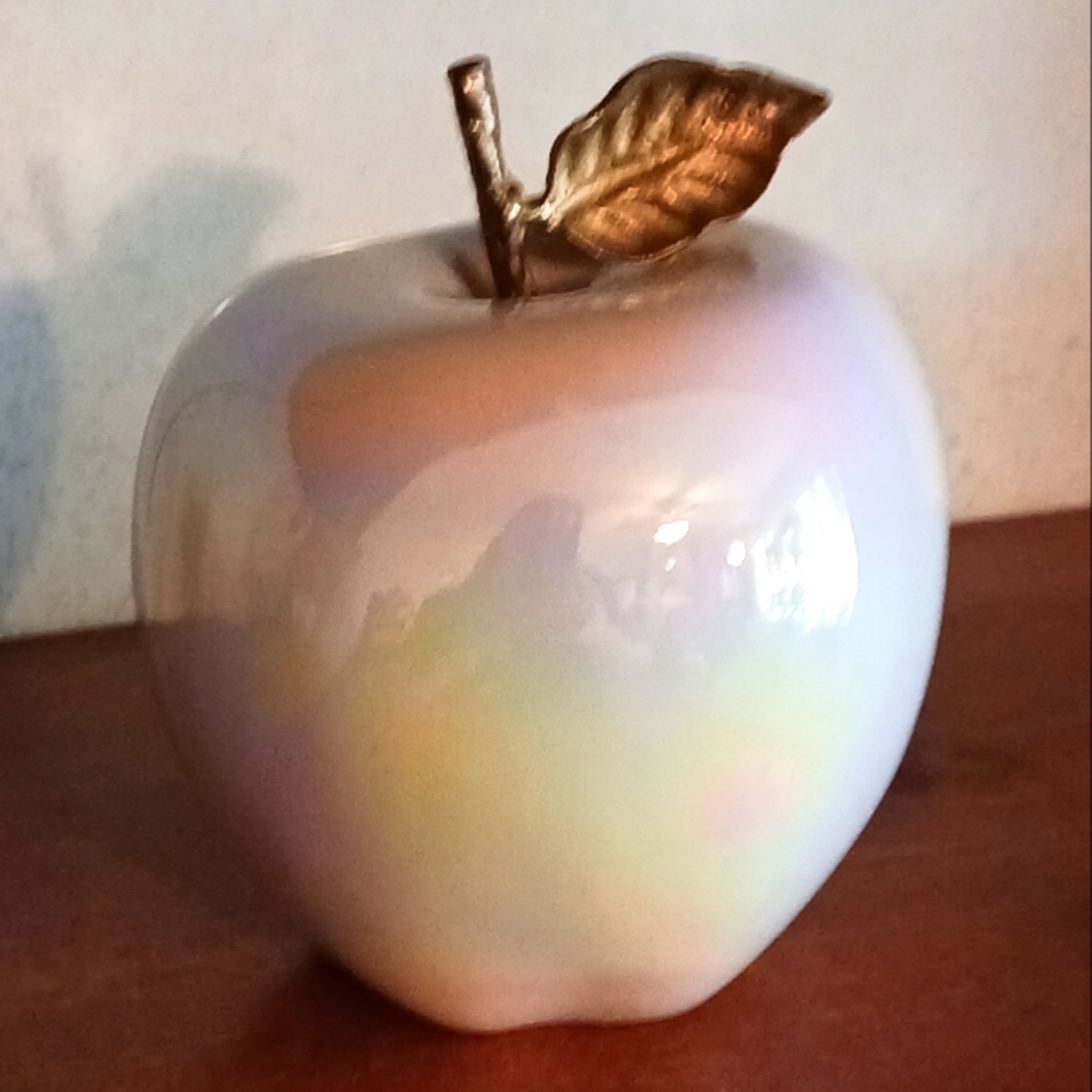 Ceramic Apple with Luster